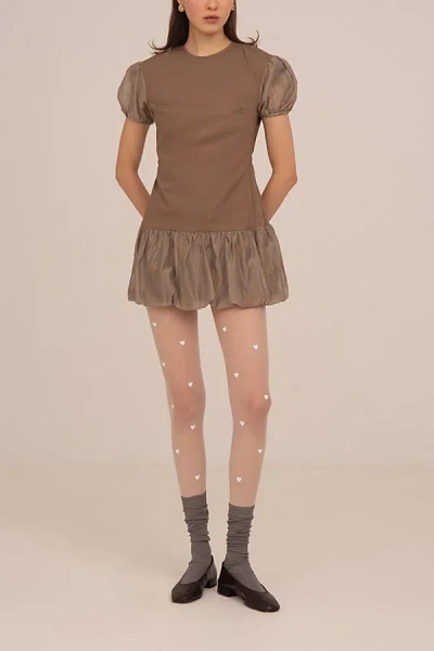 Carmen Says Sugar Mini Dress In Brown, Women's At Urban Outfitters