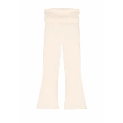 Carmen Says Women's Angelic White Jersey Pants In Multi