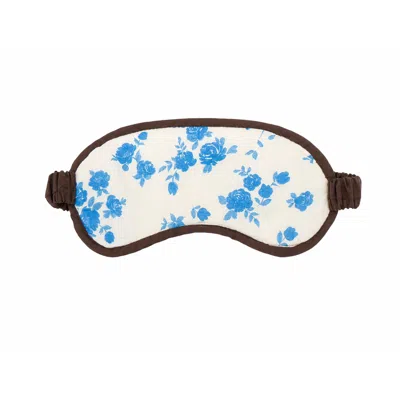 Carmen Says Women's Blue Breeze Flower Pyjama Mask