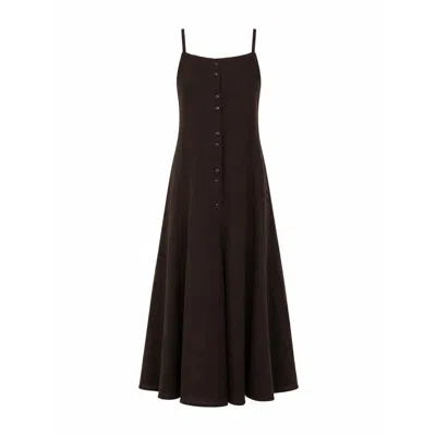 Carmen Says Women's Chocolat Brown Maxi Dress