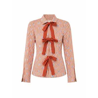 Carmen Says Women's Doll Red Striped Shirt