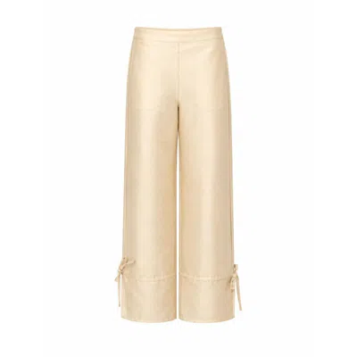 Carmen Says Women's Neutrals Clown Cream Sparkle Pants