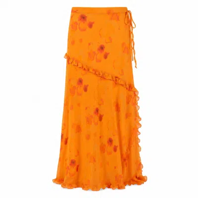 Carmen Says Women's Orange Ecstasy Skirt