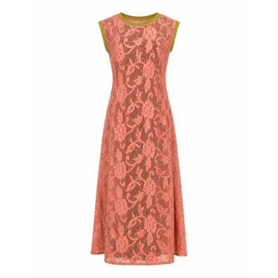 Carmen Says Women's Proposal Pink Embroidery Occasion Dress