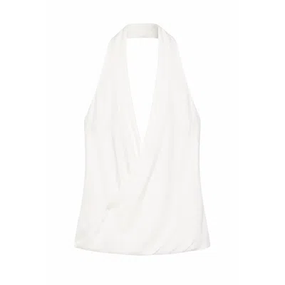 Carmen Says Women's Solea White Wrap Top