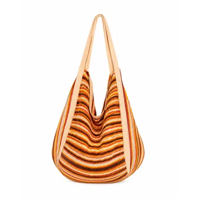 Carmen Says Women's Sunlight Striped Beach Tote Bag