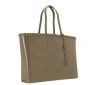 Carmen Sol Angelica Large Tote In Brown