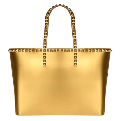 Carmen Sol Angelica Large Tote Gold