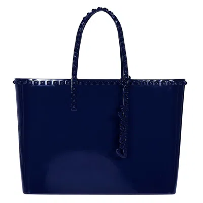 Carmen Sol Angelica Large Tote Navy Blue