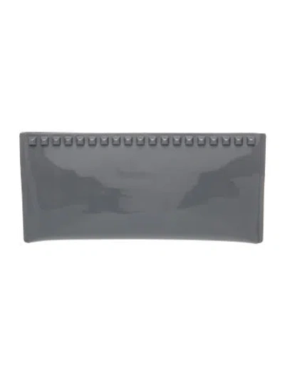 Pre-owned Carmen Sol Clutch In Gray