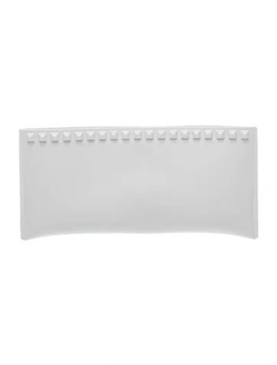 Pre-owned Carmen Sol Clutch In White