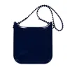 Carmen Sol Fico Large Crossbody In Navy Blue