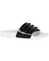 Carmen Sol Franco White Slides In Black