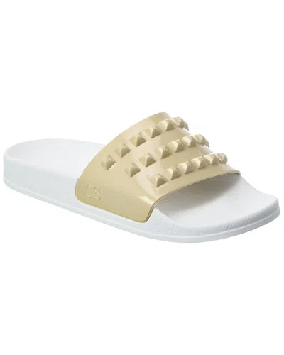Carmen Sol Franco White Sandal In Yellow
