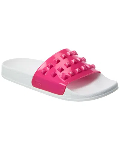 Carmen Sol Franco White Sandal In Pink