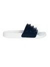 Carmen Sol Franco White Slides In Blue