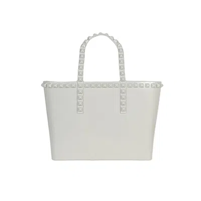 Carmen Sol Grazia Mini Tote In Light Grey