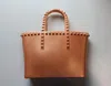Carmen Sol Grazia Mini Tote In Orange Metallic