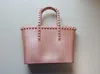 Carmen Sol Grazia Mini Tote In Pink Metallic