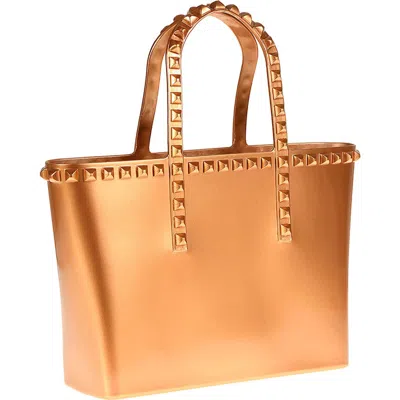 Carmen Sol Grazia Mini Tote In Rose Gold