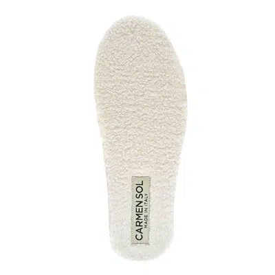 Carmen Sol Graziano Boot Shearling Insoles In White