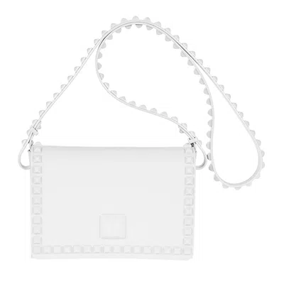 Carmen Sol Graziella Flap Crossbody White In White