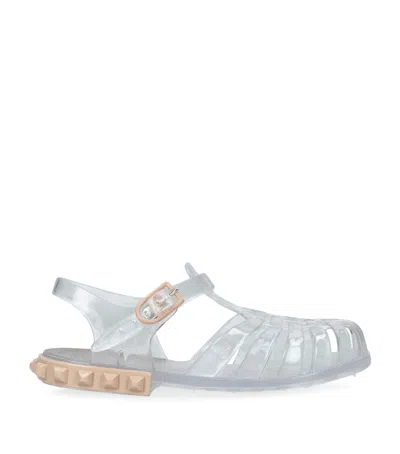 Carmen Sol Kids' Jelly Tommy Slides In Grey