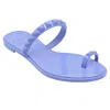 Carmen Sol Maria Flat Sandal Baby Blue In Blue