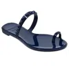 Carmen Sol Maria Flat Sandal Navy Blue In Blue