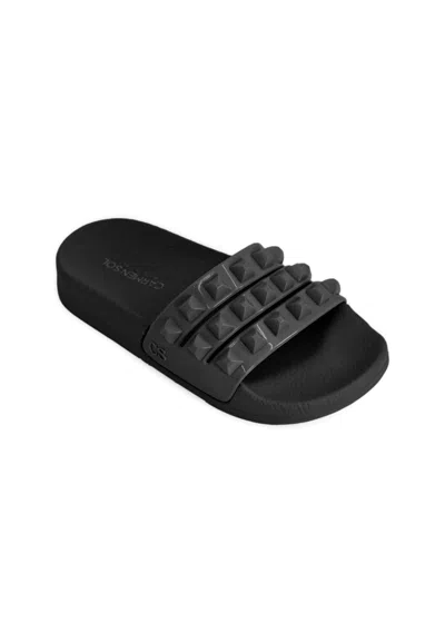 Carmen Sol Mini Carmen Kids Slides Black/black In Multi