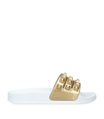 Carmen Sol Kids' Mini Carmen Slides In Gold