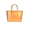 Carmen Sol Miriam Micro Mini Tote In Gold