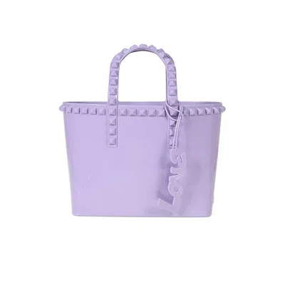 Carmen Sol Miriam Micro Mini Tote In Purple