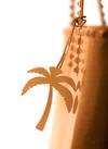 Carmen Sol Palma Charm & Keychain In Gold