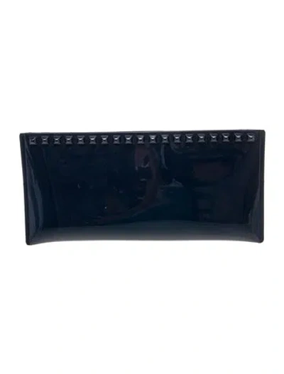Pre-owned Carmen Sol Pvc Clutch In Blue