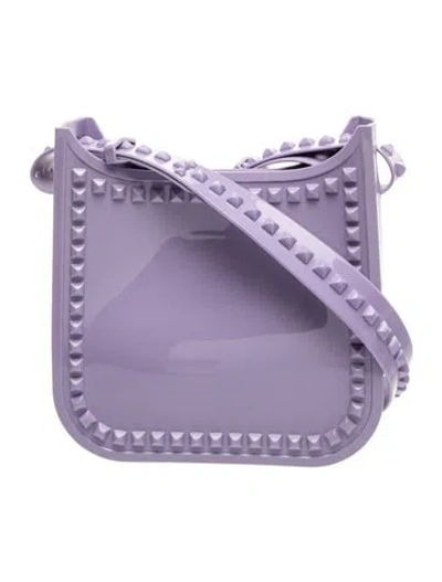 Pre-owned Carmen Sol Pvc Crossbody Bag In Purple