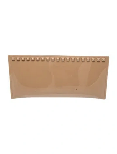 Pre-owned Carmen Sol Rubber Clutch In Neutral