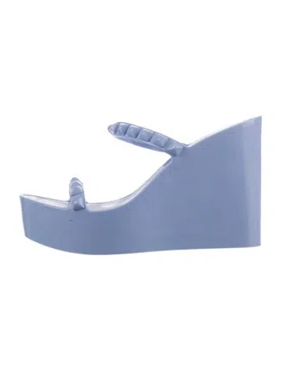 Pre-owned Carmen Sol Rubber Sandals In Blue