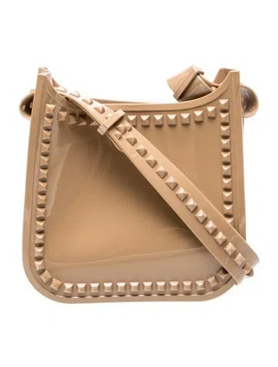 Pre-owned Carmen Sol Rubber Shoulder Bag In Brown