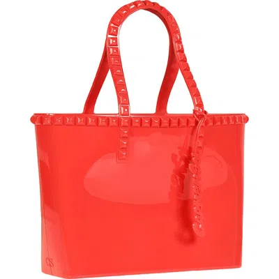 Carmen Sol Seba Borchia Xl Mid Tote In Red