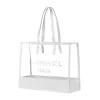 Carmen Sol Taormina Clear Large Tote In White