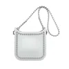 Carmen Sol Toni Mid Crossbody In Silver