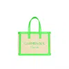 Carmen Sol Venezia Canvas Mini Tote In Green
