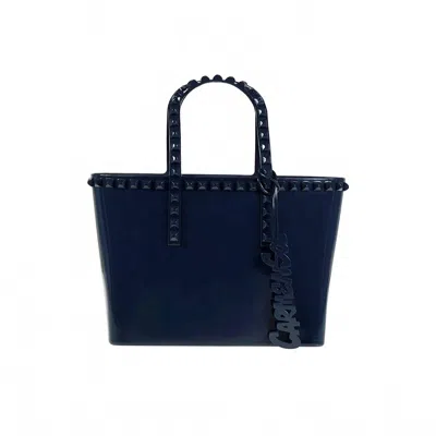 Carmen Sol Women's Grazia Mini Tote Bag In Navy In Blue