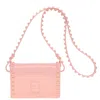 Carmen Sol Mini Graziella Flap Crossbody In Pink