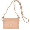 Carmen Sol Mini Graziella Flap Crossbody In Gold