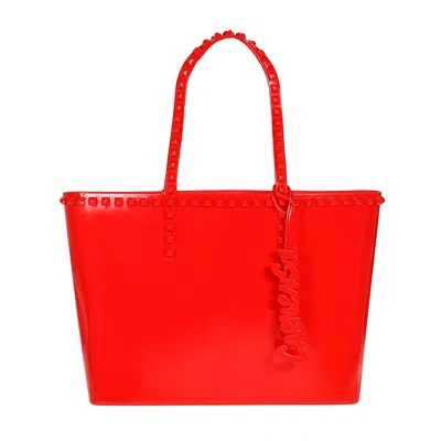 Carmen Sol Women's Seba Mid Tote Bag In Red