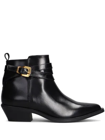 Carmens 45mm Kelly Wrap Ankle Boots In Black