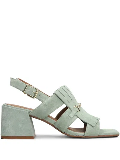 Carmens 70mm Suede Sandals In Green