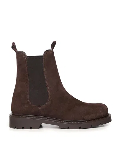 Carmens Suede Chelsea Boots In Brown